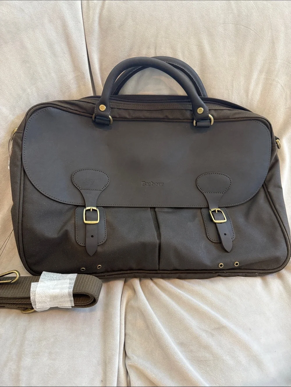 Barbour Wax Leather Briefcase